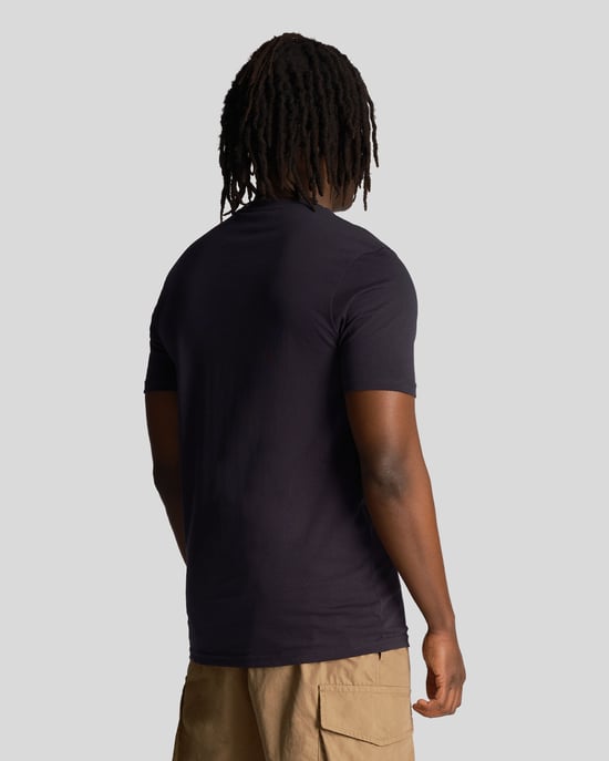 Lyle & Scott Men's Embroidered T-Shirt in Navy