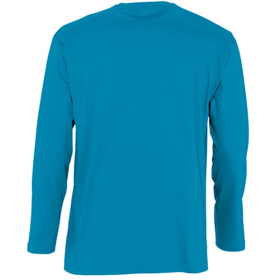 SOLS Heren Monarch T-Shirt met lange mouwen (Aqua) - Image 2