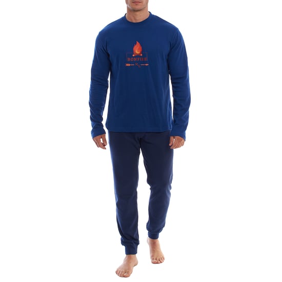 KLP4 Men's Long Sleeve Winter Pajamas