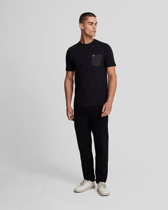 Lyle & Scott Tonal Pocket T-Shirt Black
