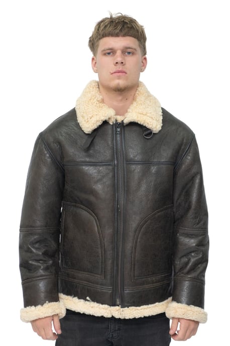 Men's B3 Lambskin Sheepskin Flying Jacket-Gloucester