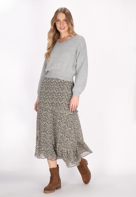 Dreimaster Jumper Dames grijs melange - Image 2