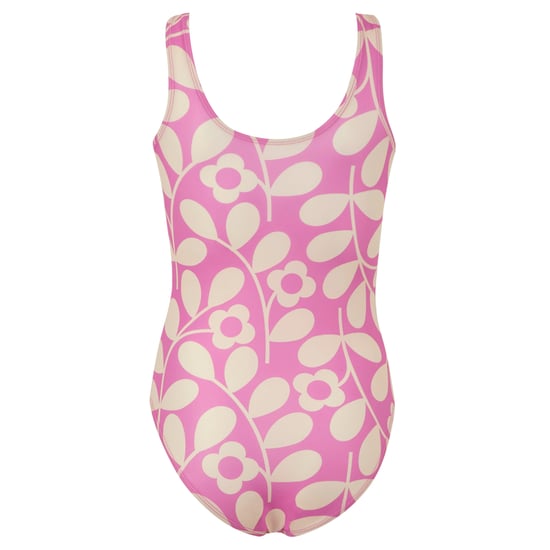 Regatta Meisjes Orla Kiely Jasmine Bloem Eèndelig Zwempak (Lila/Crème) - Image 2