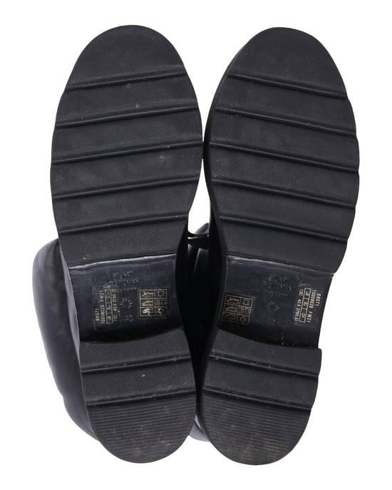 Stuart Weitzman Tyler Quilted Ankle Boots in Black Leather - Image 6