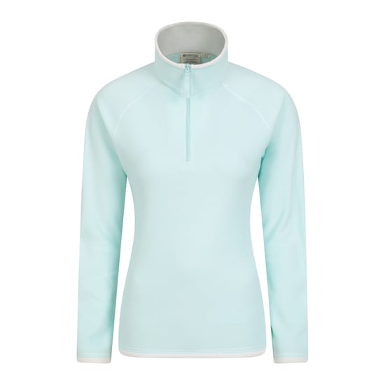 Mountain Warehouse Dames/Dames Montana Half Zip Fleece Top (Munt) - Image 1