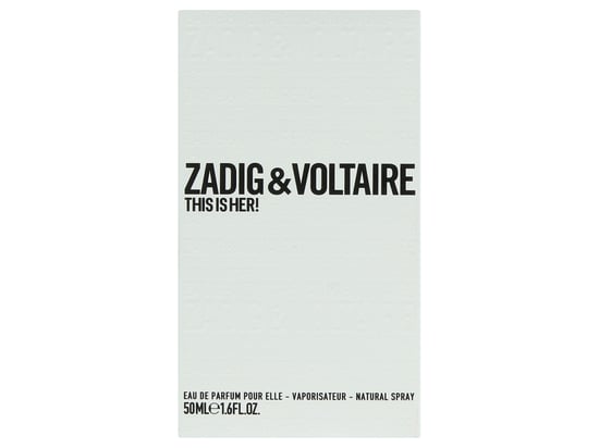 Zadig & Voltaire This Is Her Edp Spray 50ml. - Image 2