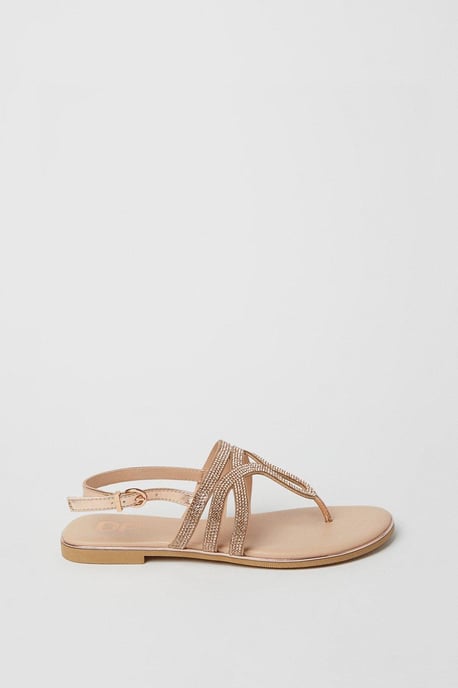 Wide Fit Frida Embellished Sandals