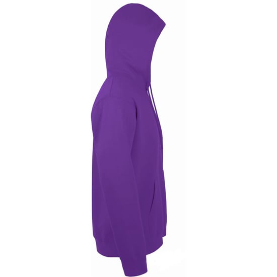 SOLS Snake Unisex Hooded Sweatshirt / Hoodie (Donkerpaars) - Image 3