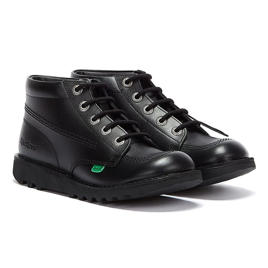 Kickers Kick Hi Heren Leren Enkellaarzen - (Zwart) - Image 1