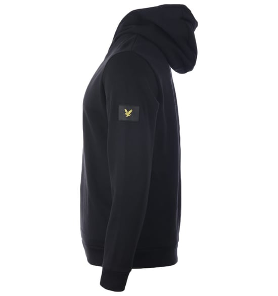 Lyle & Scott Casuals sweatshirt met capuchon van biologisch katoen - gitzwart - Image 2
