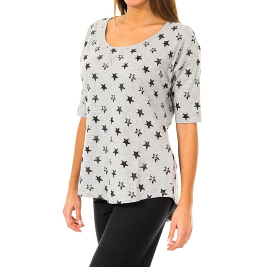 Women's 3/4 sleeve boat neck T-shirt 1487903579