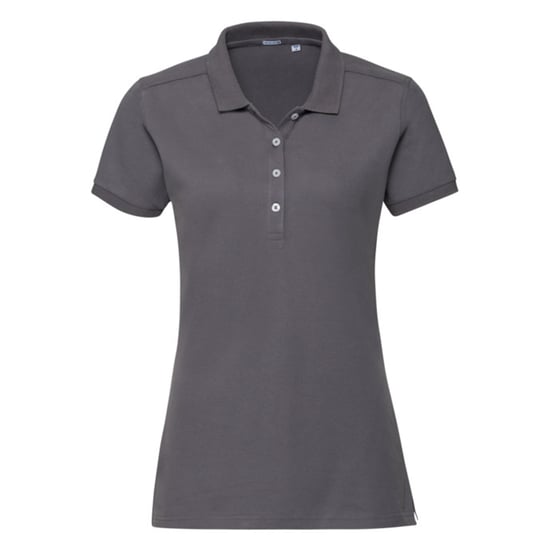 Russell Dames/Dames Stretch Fitted Poloshirt (Convoy Grijs Effen) - Image 1