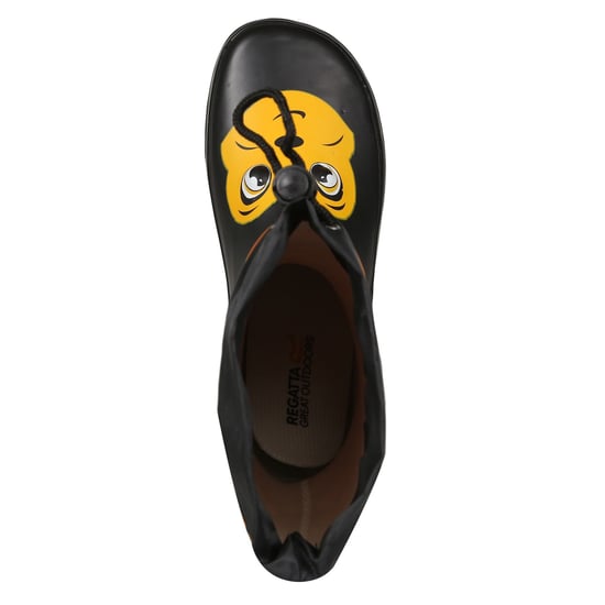 Dare 2B Childrens/Kids Mudplay Dinosaur Wellingtons (Yellow/Black Stripe)