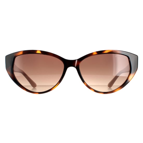 Guess Cat Eye Womens Dark Havana Brown Gradient GU7731