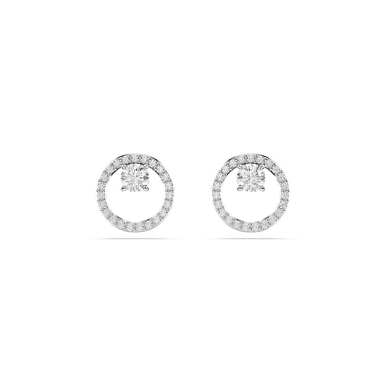 Swarovski 'Dextera' Damen Oorbellen van Basismetaal - Zilver 5692262 - Image 1