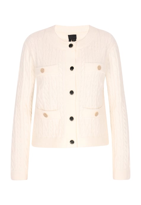 Dreimaster Vest Dames wolwit - Image 1