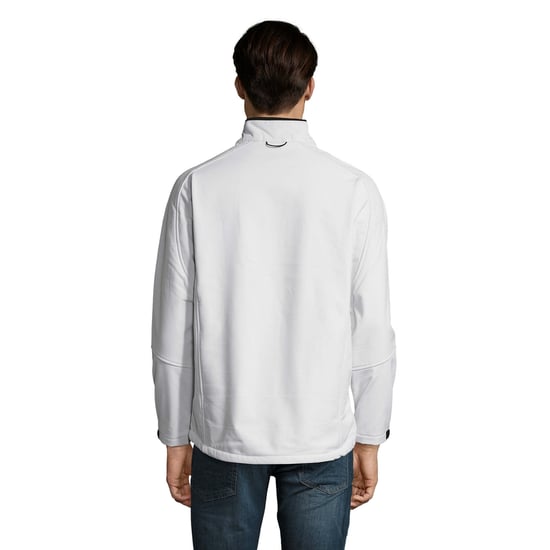 SOLS Heren Relax Soft Shell Jas (Wit) - Image 2