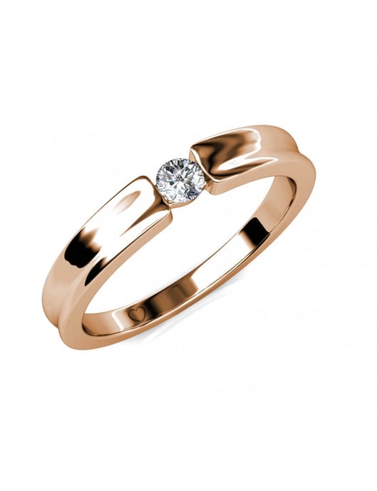 Eenvoud Ring - Oostenrijks Kristal - Image 1