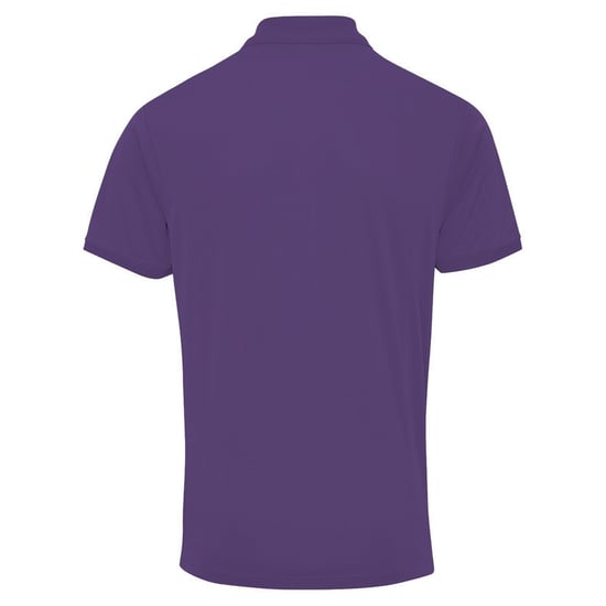 Premier Heren Coolchecker Pique korte mouw Polo T-Shirt (Paars) - Image 2