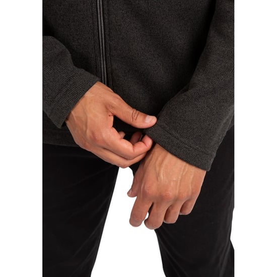Trespass Mens Rundel Marl Fleece Jacket (Dark Grey)