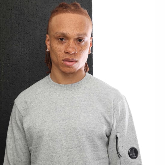 Men's C.P. Company Diagonal Raised Fleece Sweatshirt in Grey
