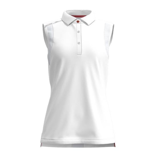 Forelson Dames/Dames Stow mouwloos poloshirt (Wit) - Image 1