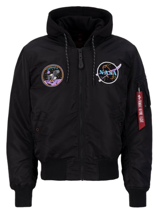 MA-1 VF Vintage Fit Hood Dark Side Bomber Jacket - Image 3