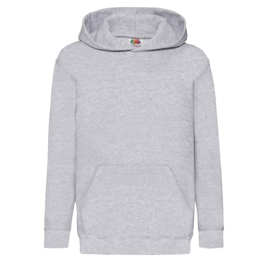 Fruit Of The Loom Kinder Unisex Sweatshirt Met Capuchon / Hoodie (Heater Grijs) - Image 1