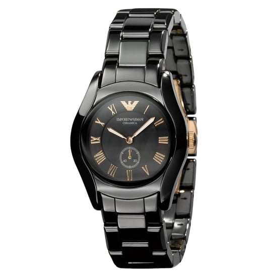 Emporio Armani Dameshorloge Kwarts Zwart - Image 1