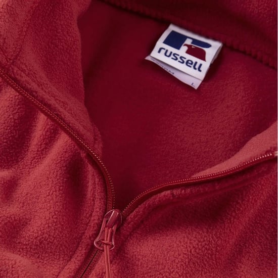 Russell Heren Full Zip Outdoor Fleece Jacket (Klassiek rood) - Image 5