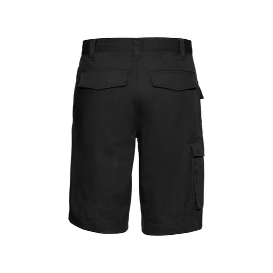 Russell Heren Polycotton Werkshorts (Zwart) - Image 2
