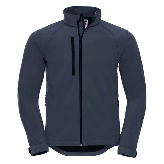 Russell Mens Plain Soft Shell Jacket (French Navy)