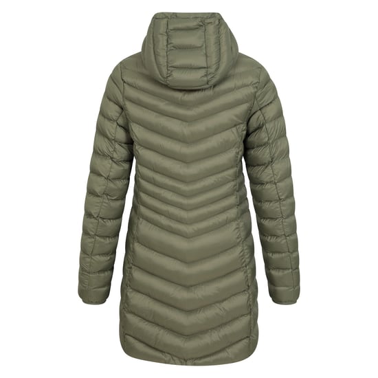 Mountain Warehouse Dames/Dames Florence lange gewatteerde jas (Khaki) - Image 2