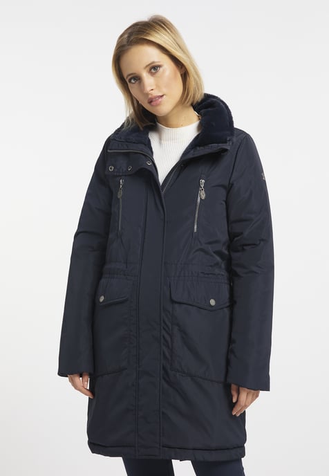Dreimaster winterjas Dames marine - Image 3
