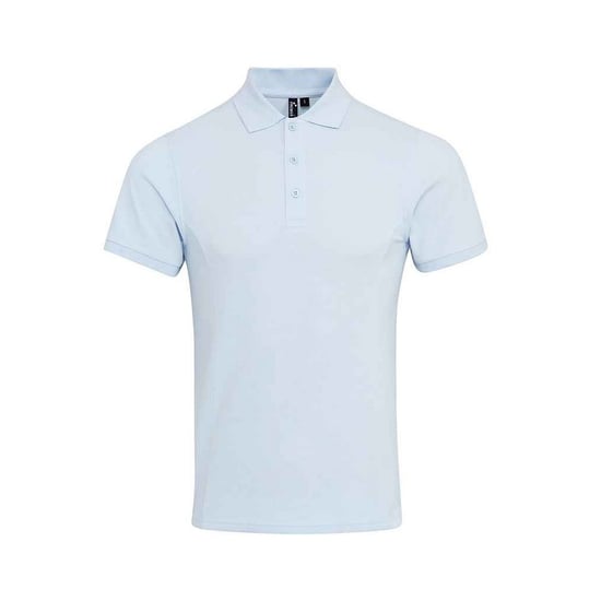 Premier Mens Coolchecker Plus Piqu Polo Shirt (Light Blue)