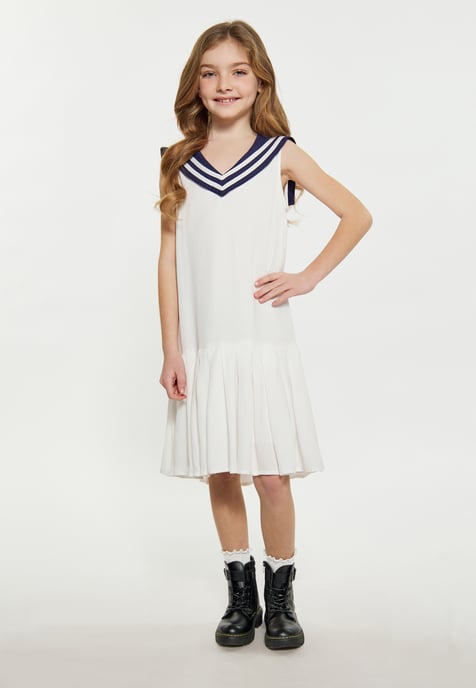 Dreimaster Jurk meisjes (kinderen) wolwit - Image 2
