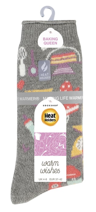 Heat Holders Lite - Dames Hobby Sokken - 1 Paar Winter Fleece Thermische Sokken - Hou Ervan Om Te Bakken - Image 2