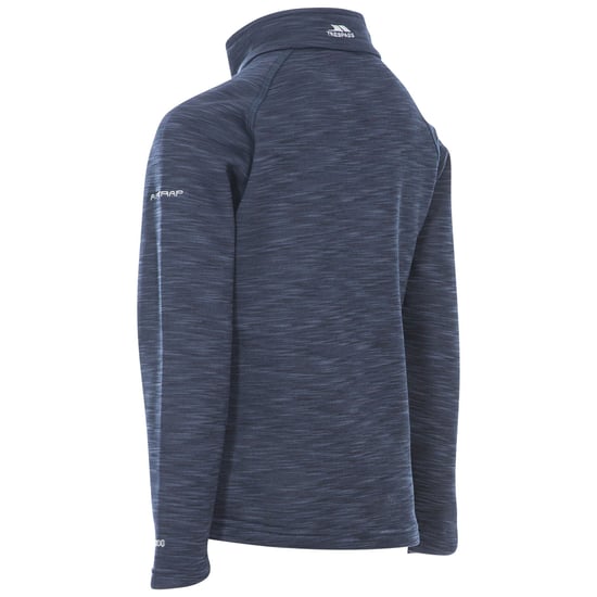 Trespass Childrens Boys Edvin Fleece Top (Marine Marl) - Image 2