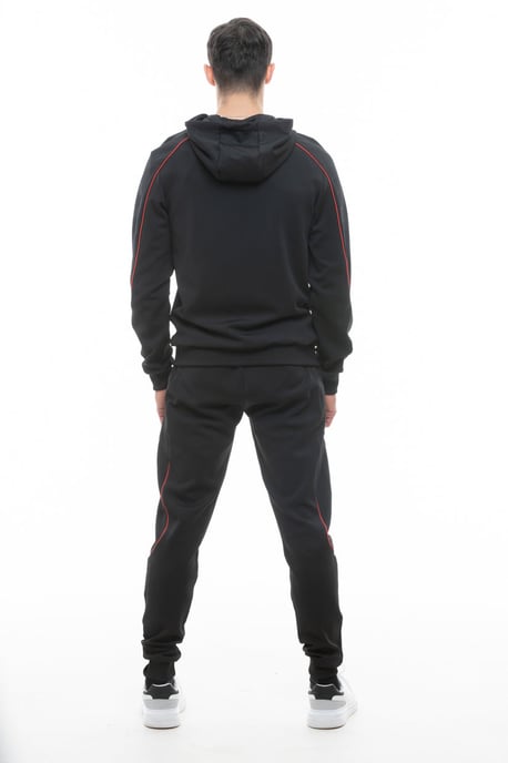 D Rock Men's Full Tracksuit 2 Piece Set with Hood