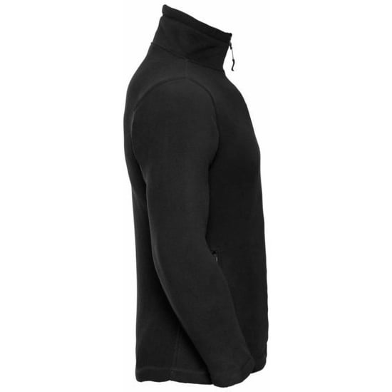 Russell Heren 1/4 Ritssluiting Outdoor Fleece Top (Zwart) - Image 3