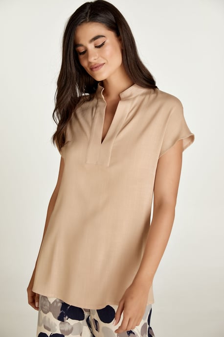 Beige Linen Style Sleeveless Top - Image 5