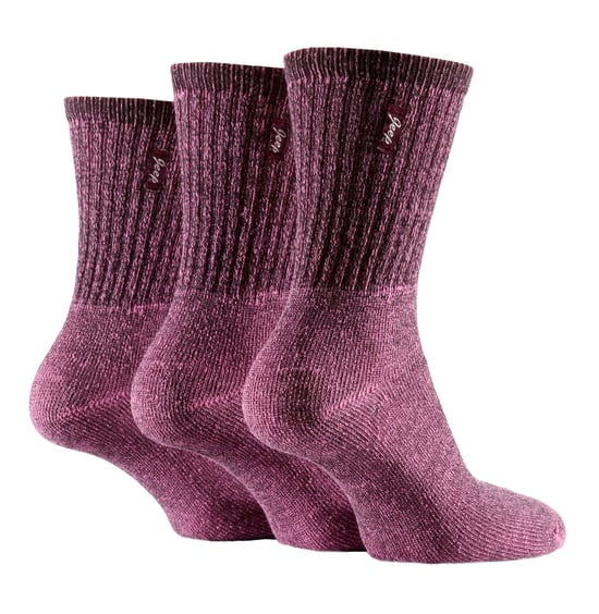 Dames Vintage Bootsokken | Jeep | Antiblare Crew Lengte Katoenen Retro Sportsokken voor Vrouwen - Roze - Image 1