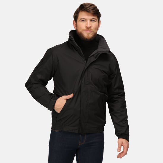 Regatta Dover Waterproof Windproof Jacket (Thermo-Guard Insulation) (Black/Ash)