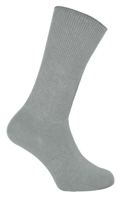 Dr.Socks - Extra brede bamboe oedeemsokken - Grijs - Image 2