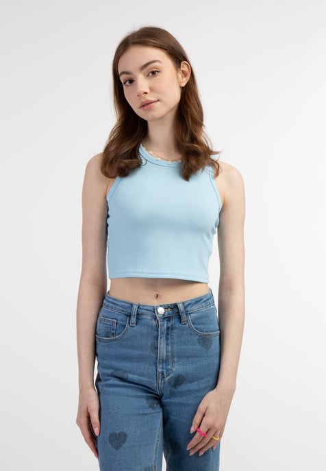 Mymo Tanktop Dames lichtblauw - Image 3