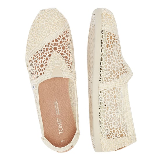 Toms Apargata Crochet Natural Espadrilles Dames Sandaal Beige - Image 6
