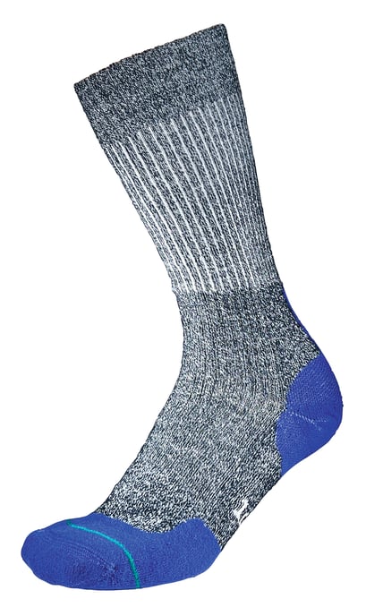 1000 Mile - Heren Fusion Repreve Dubbel Laags Duurzame Wandelsokken - Marineblauw / Koningsblauw - Image 1