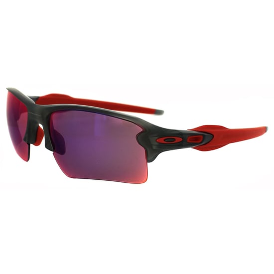 Oakley Wrap Mens Matt Grey Smoke Prizm Road Sunglasses