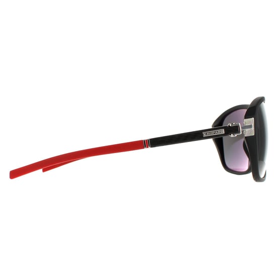 Chopard Rectangle Mens Matte Sandblasted Black Smoke Polarized  SCH292