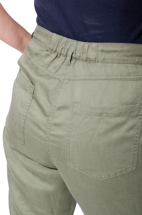 Linen Lyocell Taper Trousers